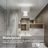 economico applique da esterno-led outdoor/indoor, lampada da parete moderna impermeabile lampada da parete a led illumina su e giù per il bagno portico scale hotel giardino esterno ac85-265v