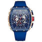 olcso Quartz órák-MINI FOCUS Quartz Sport Óra Férfiaknak Kronográf Lumineszcens Naptár Katonai Férfi Órák Felső Márka Luxus Szilikon Szalag Vízálló Apák Napjára