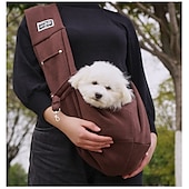 cheap Dog Travel Essentials-Dog Cat Pets Carrier Bag Travel Backpack Shoulder Messenger Bag Dog Carrier Backpack Adjustable Breathable Foldable Solid Colored Classic Cotton Baby Pet puppy Small Dog Training Outdoor Hiking Green