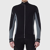 economico Maglie da uomo-Per uomo Maglia da Ciclismo Blocco di colori Manica Lunga Bicicletta Maglia Top con 3 tasche posteriori Mountain Bike MTB Ciclismo su strada Asciugatura Rapida Strisce Riflettenti Tasca Posteriore