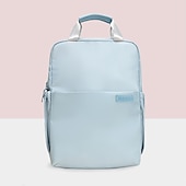 baratos Bolsas, estojos e luvas para laptop-mochilas para laptop 14 15,6 polegadas compatíveis com macbook air pro, hp, dell, lenovo, asus, acer, chromebook notebook à prova d&#039;água poliéster à prova de choque cor sólida para viagens, presente