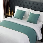 cheap Bedding Accessories-Bed Runner Bed Scarf, Decorative Bed Scarf for Home Hotel Bedspreads Scarves Protection Modern Solid Bed Runner for Foot of Bed Home Bedroom Bedding Decoration