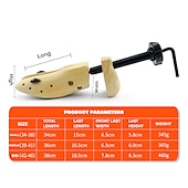 cheap Personal Care &amp; Health-Adjustable 1pcs Unisex Shoe Stretcher Wooden Shoes Tree Shaper Rack,Wood Flats Pumps Boots Expander Trees
