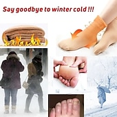 baratos Cuidados Pessoais &amp; Saúde-Mulheres/homens inverno quente engrossar meias térmicas lã caxemira neve pele preta sem costura veludo botas macias chão meias de dormir 1 par