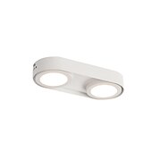 economico Lampade da soffitto con dimmer-plafoniere dimmerabili 24,5 cm barra luminosa a soffitto a 3 luci da incasso a led 500lm 5w lampada semplice per camera da letto corridoio cucina galleria aree soffitti bassi nero bianco