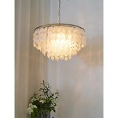 economico Lampadari-Lampadario 4 luci 50 cm scocca in metallo finiture verniciate moderno 110-120v / 220-240v
