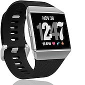 baratos Pulseiras de relógio Fitbit-Pulseiras de Relógio para Fitbit Ionic Silicone Substituição Alça Macio Respirável Pulseira Esportiva Pulseira