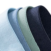 billiga Herrboxers-Herr 6-pack Underkläder Grundläggande trosor Boxershorts Kalsong Syntetiskt siden Andningsfunktion Mjuk Ren färg Medium Midja Svart Marinblå