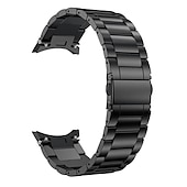 cheap Samsung Watch Bands-Watch Band for Samsung Galaxy Watch 7/6/5/4  40/44mm, Watch 5 Pro 45mm, Watch 6 Classic 43/47mm, Watch 4 Classic 42/46mm Stainless Steel Replacement  Strap Adjustable Breathable Shockproof Wristband