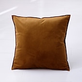 cheap Textured Throw Pillows-Decorative Toss Pillows 1 Pc Luxury Velvet Solid Color Pillow Case Cover Living room Bedroom Sofa Cushion Cover Outdoor Cushion for Sofa Couch Bed Chair Pink Blue Sage Green Purple