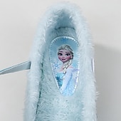 cheap Accessories-Frozen Fairytale Princess Elsa Shoes Girls&#039; Movie Cosplay Sequins Halloween Rosy Pink Blue Shoes Halloween Carnival Masquerade Polyester Plastics World Book Day Costumes