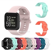 abordables Correas de reloj Fitbit-Ver Banda para Fitbit Versa 2 / Versa Lite / Versa SE / Versa Silicona Reemplazo Correa Suave Transpirable Correa Deportiva Pulsera