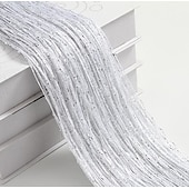 abordables Décoration de vacances-1 pièces 100cm * 200cm moustiquaire frange gland rideau chaîne étincelle rideaux chambre rideaux chambre décor diviseur porte fenêtre décor