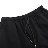 cheap Sweat Shorts-Men&#039;s Athletic Shorts Active Shorts Sweat Shorts Basketball Shorts Pocket Drawstring Elastic Waist Plain Comfort Outdoor Daily Going out Fashion Streetwear Black Grey