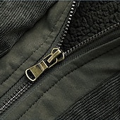 economico Piumini-Per uomo Giacca trapuntata Vello All&#039;aperto Tenere al caldo Giacca invernale Cappotto Campeggio / Escursionismo / Speleologia Grigio scuro Nero Blu Marrone Verde