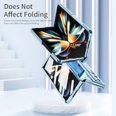 Недорогие Чехлы для Samsung-телефон Кейс для Назначение SSamsung Galaxy Z-сгиб 6 Z Fold 5 Z Fold 4 Z Fold 3 Чехол со стендом Флип Полная защита тела Однотонный ПК
