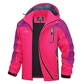 ieftine Fleece și jachete 3 în 1-Pentru femei Αδιάβροχο μπουφάν πεζοπορίας Αδιάβροχο μπουφάν Αντιανεμικό πεζοπορίας Vară În aer liber Termic cald Impermeabil Rezistent la Vânt Respirabil Îmbrăcăminte Exterior Hanorac cu Glugă Hain