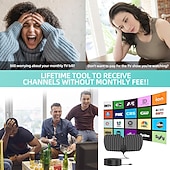 abordables Routers Wireless-3000 millas 8k digital dvb-t2 antena de tv interior con amplificador de refuerzo 1080p antena para coche antena rv travel smart tv