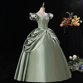 economico Vestiti-la meravigliosa signora maisel rococò abito medievale costume da festa in maschera costume da donna nero vintage cosplay festa in maschera halloween