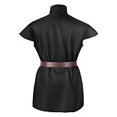 abordables Tapas-Retro Antiguo Medieval siglo 17 Blusa / Falda Traje de cosplay Baile de Máscaras Pirata Guerrero Vikingo Disfraz Hombre Vikingo Fantasía Víspera de Todos los Santos Carnaval Mascarada Evento / Fiesta