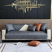 billiga Sofföverdrag-soffmatta överdrag soffa överdrag soffa sittdyna sektionsöverdrag för fåtölj loveseat 4 eller 3 sits l-form konstläder för barn, husdjur, katter (säljs inte i ett set)
