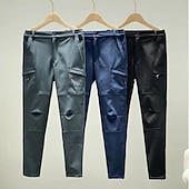 economico Fondi-Per uomo Pantaloni da escursionismo impermeabili Pantaloni Foderati in Pile Pantaloni softshell Inverno Esterno Calore Termico Fodera in Pile Impermeabile Antivento Pantaloni Nero Blu marino Pile