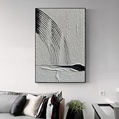 billiga Abstrakta målningar-oljemålning handgjorda handmålade väggkonst abstrakt canvas målning heminredning dekor sträckt ram redo att hänga