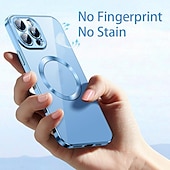 billige iPhone-etuier-Telefontrekk iPhone 15 Pro Max Plus iPhone 14 13 12 11 Pro Max Plus med Magsafe Kamera Linsebeskytter Støtsikker Solid Farge TPU