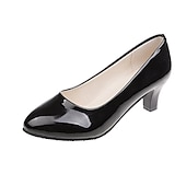 cheap Kitten Heels-Classic Low Heel Closed-Toe Pumps for Women – Elegant Formal Office Shoes for All-Day Comfort