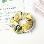 billige Tilbehør til hårstyling-hår scrunchies fløyel elastiske hårbånd scrunchy hår bånd tau scrunchie for kvinner eller jenter hårtilbehør