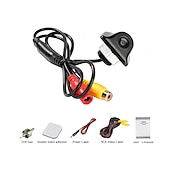 cheap Car Rear View Camera-IP69K Waterproof Long Night Vision HD and Ultra Wide Angle Metal Reverse Rear View Backup Camera for Car Pickup Truck SUV RV Van Van Van