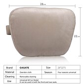 abordables Reposacabezas para coche-1 pcs Almohada para el cuello del coche para Juego completo Resistente al Agua Transpirable Cómodo para Universal