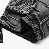 ieftine Clasic-Bărbați Pantaloni Scurți Cargo Pantaloni scurți Camo Pantaloni Scurți Σορτς πεζοπορίας Picior drept 6 Buzunar Culoare Camuflaj Confort Purtabil Muncă Zilnic Șic Stradă Casual Negru Verde Militar