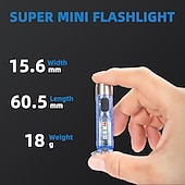 abordables Linternas-mini llavero linterna lámpara recargable antorcha súper brillante con imán camping luz uv potentes luces de iluminación portátiles