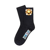 cheap Shoes &amp; Accessories-Inspired by One Piece Monkey D. Luffy Nico Robin Roronoa Zoro Anime Cosplay Accessories Socks Men&#039;s Women&#039;s Halloween Costumes