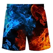 abordables Impression Géométrique-Homme Graphique Illusion d&#039;optique Abstrait Maillots de bain Shorts de bain Shorts de Surf Taille Moyenne Mode Hawaïen Boho Occasionnel Quotidien Fête Cordon de serrage Taille Élastique Impression 3D