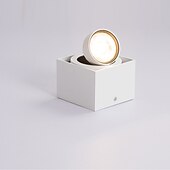 cheap Dimmable Ceiling Lights-LED Ceiling Lights Dimmable 9.7cm LED Flush Mount Ceiling Light Bar 3000-6000K 5W Acrylic Simple Lamp for Bedroom Hallway Kitchen Gallery Low Ceilings Areas Black White