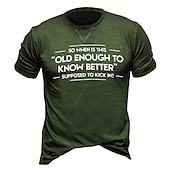 baratos Camiseta gráfica masculina-Homens Letra Estampas Abstratas Camiseta Estilo casual Algodão Manga Curta Gráfico Camisa Preto Vinho Azul Marinho Escuro Camiseta confortável Férias Rua Roupas de estilistas