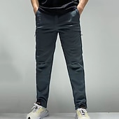 economico Fondi-Per uomo Pantaloni da escursionismo impermeabili Pantaloni Foderati in Pile Pantaloni softshell Inverno Esterno Calore Termico Fodera in Pile Impermeabile Antivento Pantaloni Nero Blu marino Pile