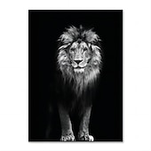 זול Animal Prints-הדפסי בד אמנות קיר בעלי חיים קישוט בית עיצוב בד מגולגל ללא מסגרת לא ממוסגרת לא מתוחה