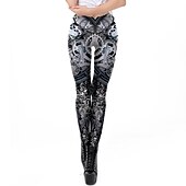 Punk & Gothic Steampunk High Waisted Leggings Pencil Pants Cosplay Fancy Dress Women's Masquerade Party / Evening Adults' Pants4