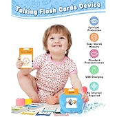 economico Giocattoli educativi-255 carte 510 parole visive talk flash card giocattoli educativi di apprendimento per i bambini del bambino ragazzo ragazza logopedia giocattoli autismo giocattoli festival regali di compleanno