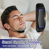 رخيصةأون الحماية الشخصية-جهاز ذكي لمكافحة الشخير ems pulse stop snore portable sleep well stop well stop snore health sleep apnea help usb