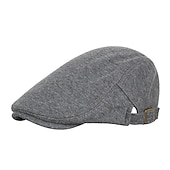 olcso Férfi kalapok-Férfi Vadászsapka Rikkancs sapka Cabbie sapka Newsboy Hat Fekete Sötét tengerészkék Pamut 1920-as évek divatja Modern Kortárs Kedves Odjeća za aktivnosti na otvorenom Alkalmi / Napi Sima Klasszikus