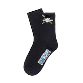 cheap Shoes &amp; Accessories-Inspired by One Piece Monkey D. Luffy Nico Robin Roronoa Zoro Anime Cosplay Accessories Socks Men&#039;s Women&#039;s Halloween Costumes