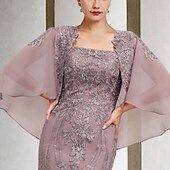 abordables enveloppes de mère-Châles  Écharpes Écharpes pour invités de mariage Écharpe pour femmes Écharpe de mère Protection solaire Pure Sans manches Chiffon Écharpes de mariage d&#039;automne Avec dentelle Pour Fête Soirée Toutes