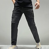 economico Fondi-Per uomo Pantaloni da escursionismo impermeabili Pantaloni Foderati in Pile Pantaloni softshell Inverno Esterno Calore Termico Fodera in Pile Impermeabile Antivento Pantaloni Nero Blu marino Pile