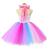 preiswerte Kostüme für Mädchen-Meerjungfrau Meerjungfrau Ariel Aqua Princess Blumenmädchenkleid Themenparty-Kostüm Tüllkleider Cosplay for Mädchen Kinder Karneval Maskerade Hochzeit Hochzeitsgast