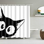 cheap Shower Curtains-Shower Curtain with Hooks 180cm*180cm(70&quot;*70&quot;) Polyester Washable Waterproof Animal Pattern for Kids