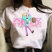 levne Kreslená a filmová postava-One Piece Opice D. Luffy Trička Anime Animák Anime Klasika Pouliční styl Pro Pro páry Pánské Dámské Dospělé Horká ražba